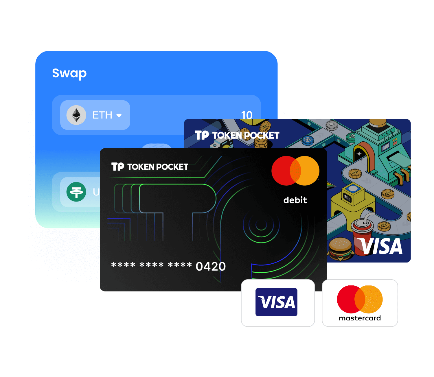 TokenPocket 閃兌資訊確認介面